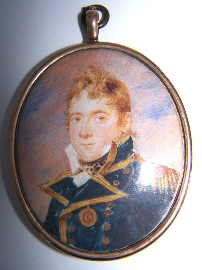A fine Portrait Miniature of Capt. Hugh Cameron, One of Nelson's Captains, circa 1810